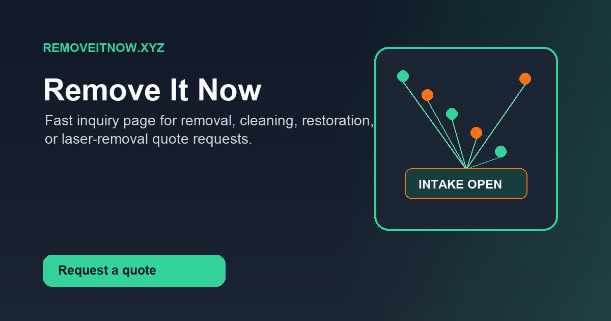Remove It Now launch card